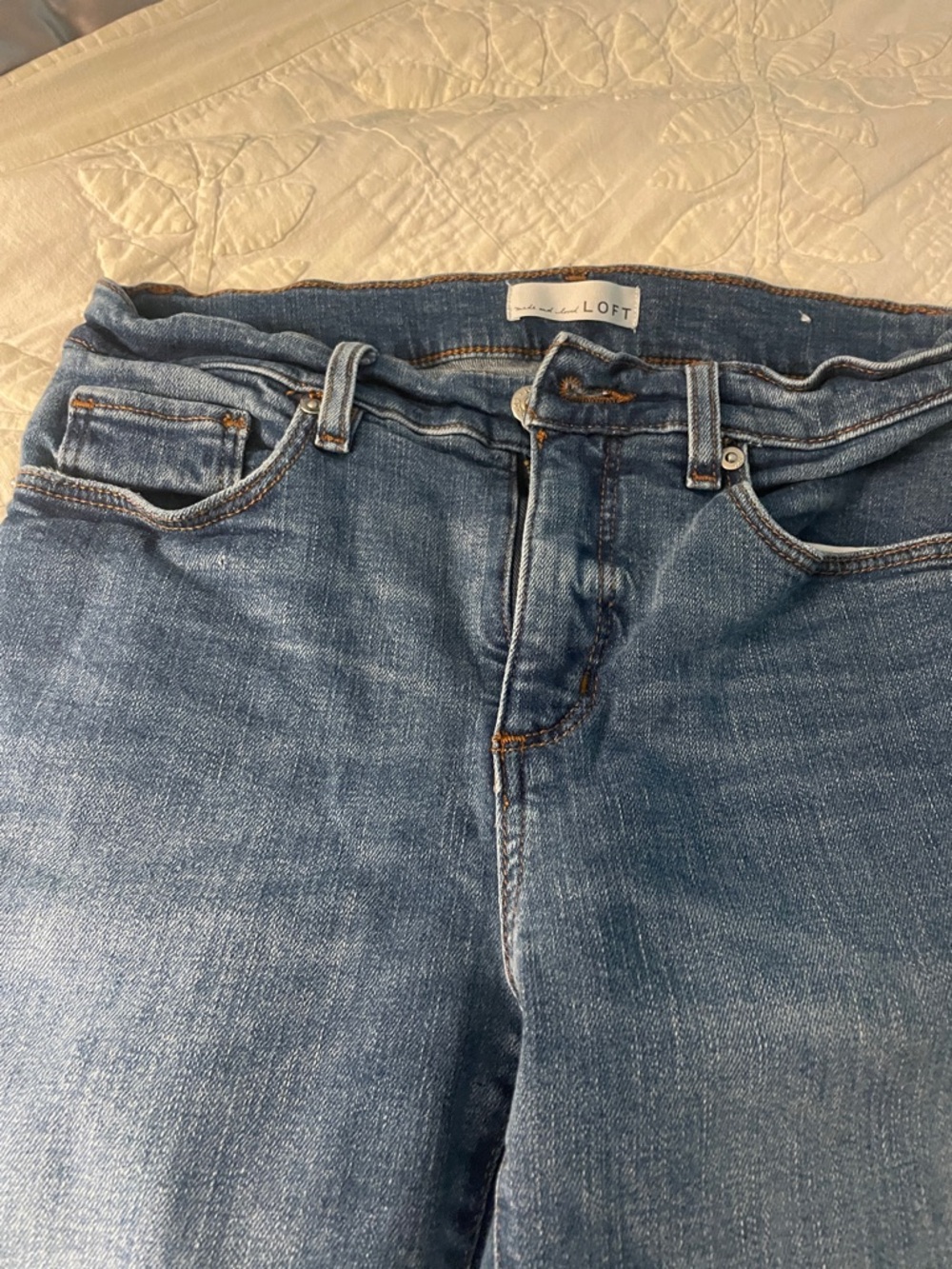 LOFT High-Rise Light Blue Women's Jeans